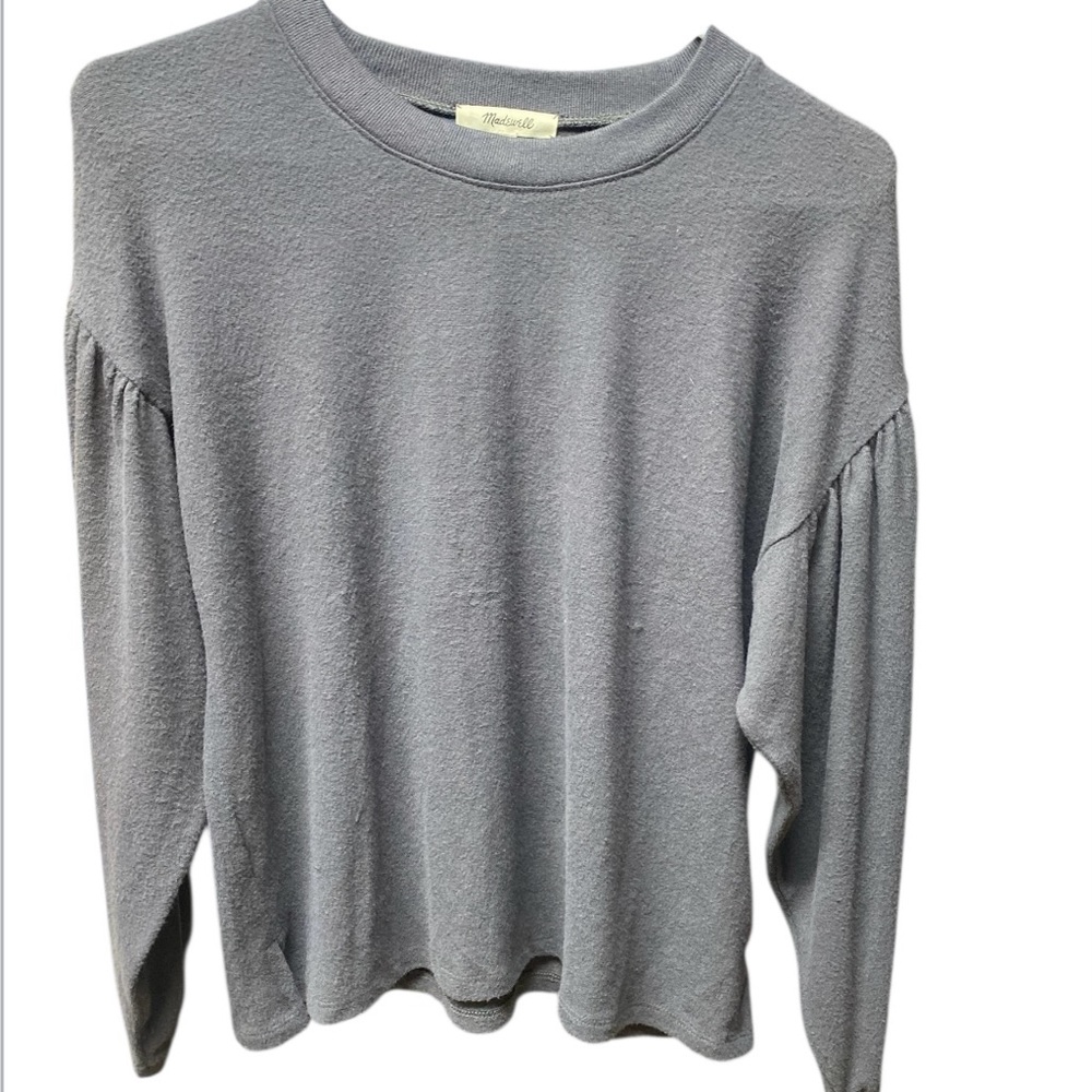 Madewell Gray Long-Sleeve Top NWT